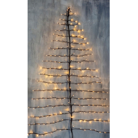 Kerstboom voor aan de wand 180 cm